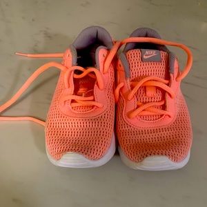 Girls Nike pink and grey sneakers. Gently used.